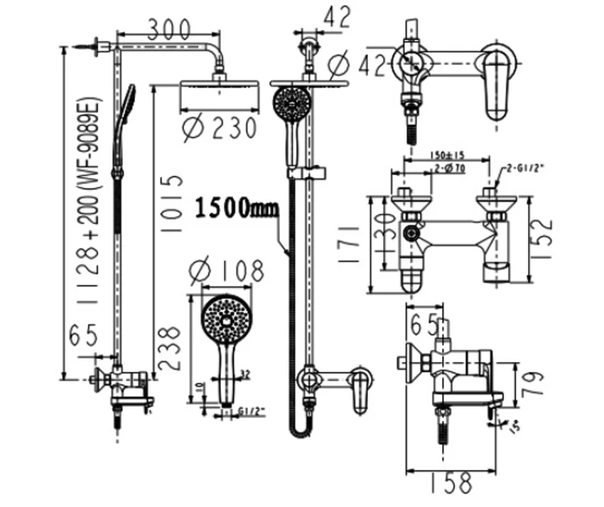 Sen cây nóng lạnh American Standard WF-9089 Sen cây nóng lạnh American Standard WF-9089