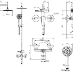 Sen cây tắm nóng lạnh American Standard Neo Modern WF-9088 (WF9088)