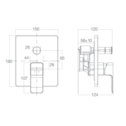 Sen tắm âm tường American Standard Acacia WF-1321 (WF1321)