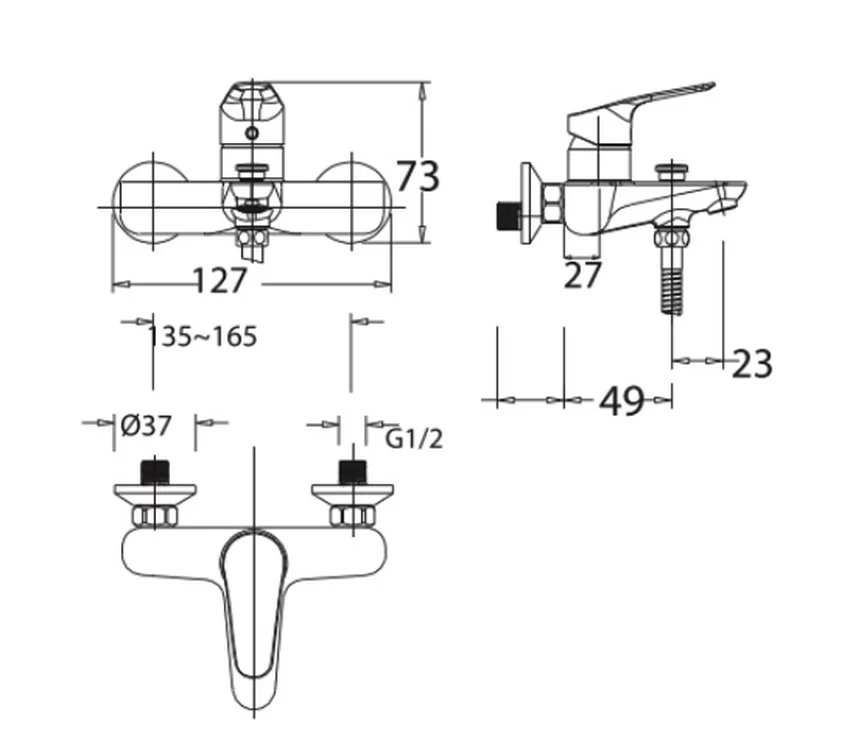 Sen tắm nóng lạnh American Standard WF-0311 (WF0311) 8 Sen tắm nóng lạnh American Standard WF-0311 (WF0311)