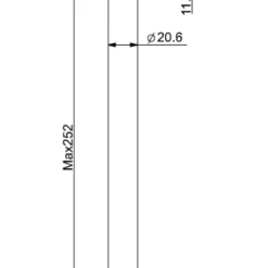 Thanh nối đầu sen gắn trần EasySET American Standard FFAS9908 21 Thanh nối đầu sen gắn trần EasySET American Standard FFAS9908