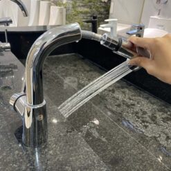 Vòi chậu lavabo dây rút nóng lạnh Caesar B900CU