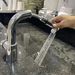 Vòi chậu lavabo dây rút nóng lạnh Caesar B900CU 19 Vòi chậu lavabo dây rút nóng lạnh Caesar B900CU