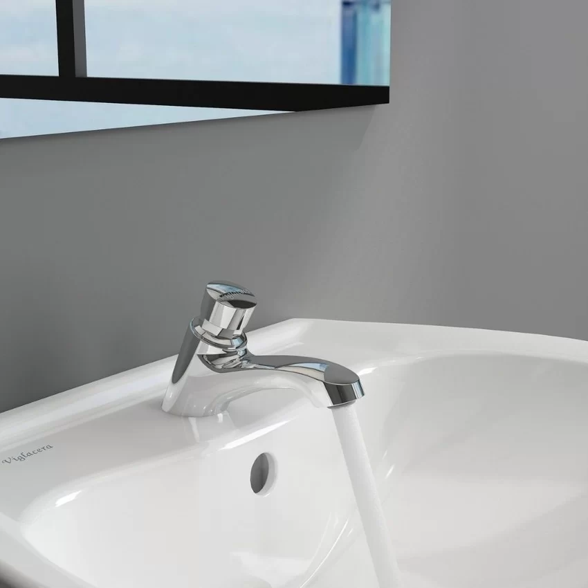 Vòi chậu lavabo lạnh bán tự động Viglacera VG109 - Hải Yến Home Vòi chậu lavabo lạnh bán tự động Viglacera VG109
