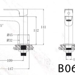 Vòi chậu lavabo lạnh Caesar B060C