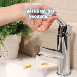 Vòi chậu lavabo lạnh dây rút Caesar B190C