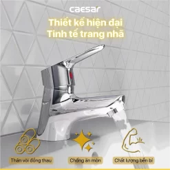 Vòi chậu lavabo nóng lạnh Caesar B120CU 11 Vòi chậu lavabo nóng lạnh Caesar B120CU
