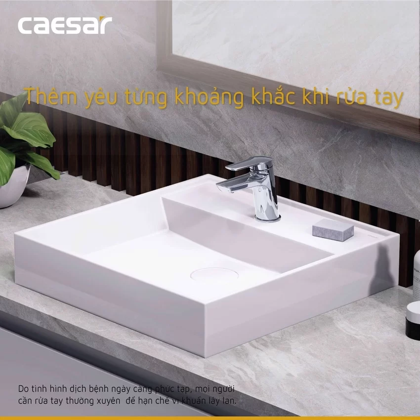 Vòi chậu lavabo nóng lạnh Caesar B200CU 8 Vòi chậu lavabo nóng lạnh Caesar B200CU