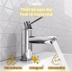 Vòi chậu lavabo nóng lạnh Caesar B230CU