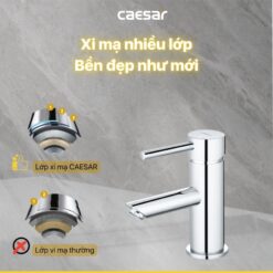 Vòi chậu lavabo nóng lạnh Caesar B230CU
