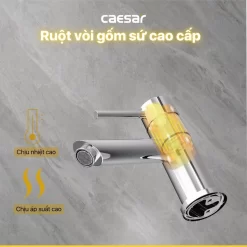 Vòi chậu lavabo nóng lạnh Caesar B230CU 14 Vòi chậu lavabo nóng lạnh Caesar B230CU