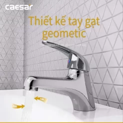 Vòi chậu lavabo nóng lạnh Caesar B260CP 14 Vòi chậu lavabo nóng lạnh Caesar B260CP