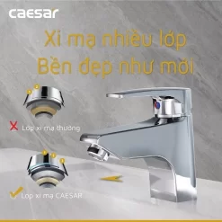 Vòi chậu lavabo nóng lạnh Caesar B400CU 15 Vòi chậu lavabo nóng lạnh Caesar B400CU