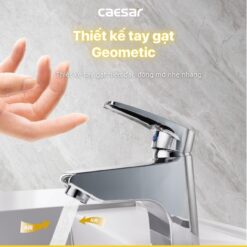 Vòi chậu lavabo nóng lạnh Caesar B400CU