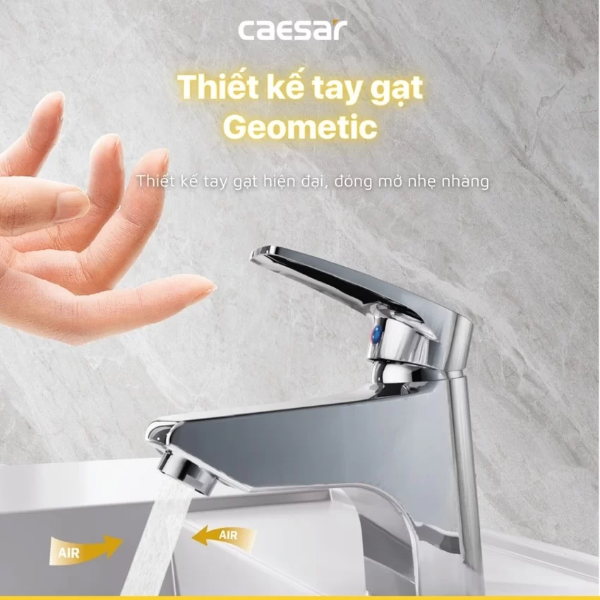 Vòi chậu lavabo nóng lạnh Caesar B400CU 8 Vòi chậu lavabo nóng lạnh Caesar B400CU