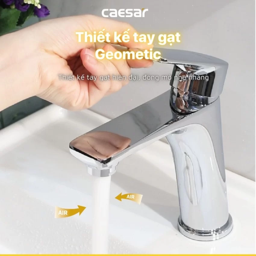 Vòi chậu lavabo nóng lạnh Caesar B500CU - Mua tại Hải Yến Home - SKU B500CU Vòi chậu lavabo nóng lạnh Caesar B500CU tại Hải Yến Home