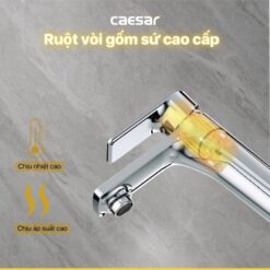 Vòi chậu lavabo nóng lạnh Caesar B500CU
