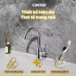 Vòi chậu lavabo nóng lạnh Caesar B530CU