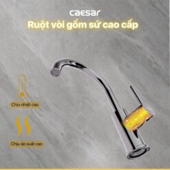 Vòi chậu lavabo nóng lạnh Caesar B530CU