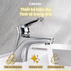 Vòi chậu lavabo nóng lạnh Caesar B560CU 12 Vòi chậu lavabo nóng lạnh Caesar B560CU