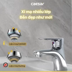 Vòi chậu lavabo nóng lạnh Caesar B560CU 13 Vòi chậu lavabo nóng lạnh Caesar B560CU