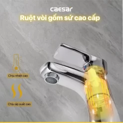 Vòi chậu lavabo nóng lạnh Caesar B560CU 14 Vòi chậu lavabo nóng lạnh Caesar B560CU