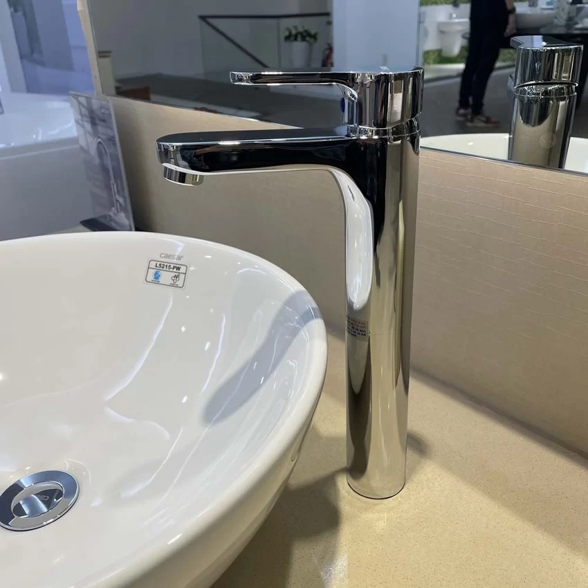 Vòi chậu lavabo nóng lạnh Caesar B571CU/ B571CBU 16 Vòi chậu lavabo nóng lạnh Caesar B571CU