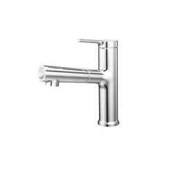 Vòi chậu lavabo nóng lạnh dây rút Caesar B196C 15 Vòi chậu lavabo nóng lạnh dây rút Caesar B196C