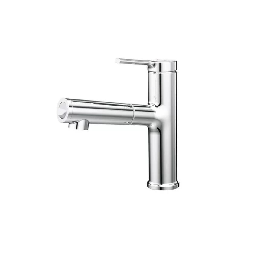Vòi chậu lavabo nóng lạnh dây rút Caesar B196C 9 Vòi chậu lavabo nóng lạnh dây rút Caesar B196C