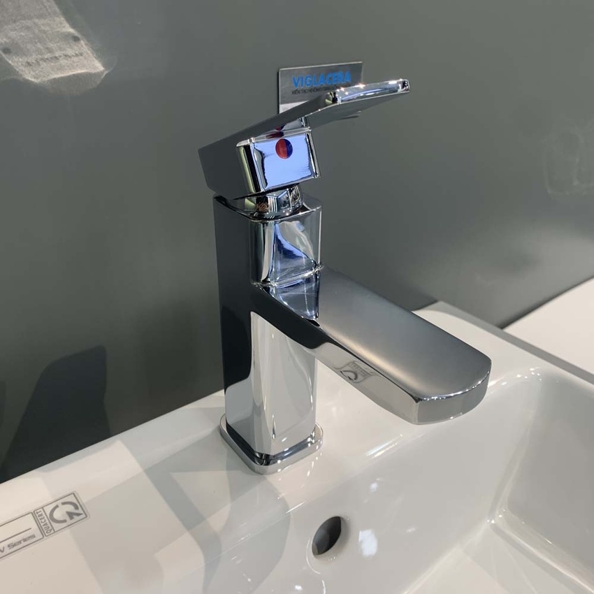 Vòi chậu lavabo nóng lạnh Viglacera VG112 6 Vòi chậu lavabo nóng lạnh Viglacera VG112