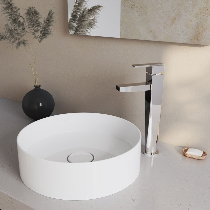 Vòi chậu lavabo nóng lạnh Viglacera VG126 14 Vòi chậu lavabo nóng lạnh Viglacera VG126