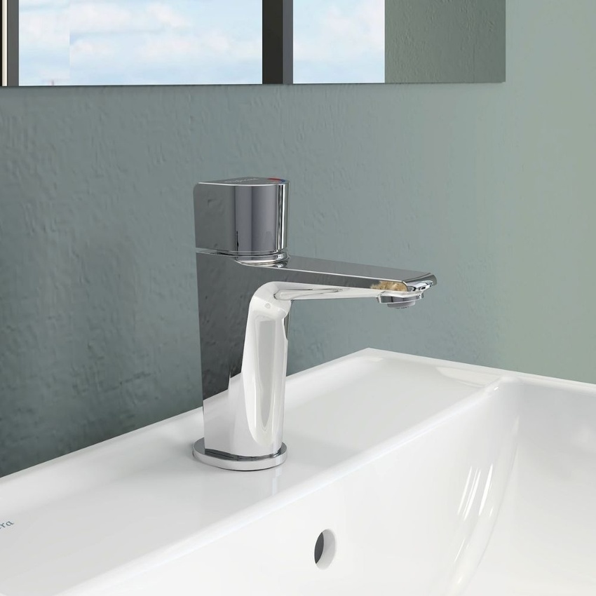Vòi chậu lavabo nóng lạnh Viglacera VG136 8 Vòi chậu lavabo nóng lạnh Viglacera VG136