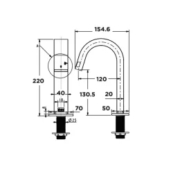 Vòi lavabo cảm ứng American Standard WF-8101 (WF8101)