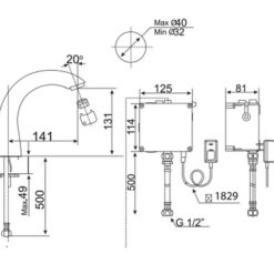 Vòi lavabo cảm ứng American Standard WF-8815 (WF8815)
