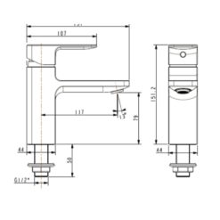 Vòi lavabo lạnh Acacia Evolution American Standard WF-1306 (WF1306)