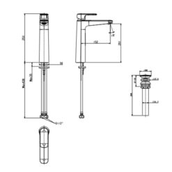 Vòi lavabo nóng lạnh American Standard Loven WF-1M02 (WF1M02)