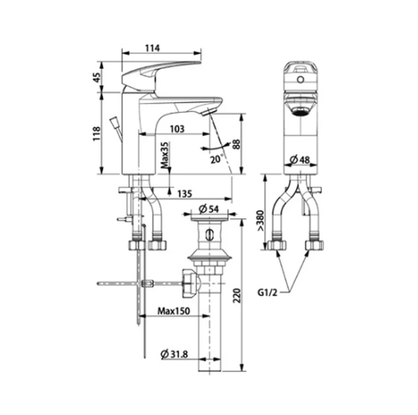Hải Yến Home - Đơn vị cung cấp vòi lavabo uy tín Hải Yến Home cung cấp vòi lavabo American Standard