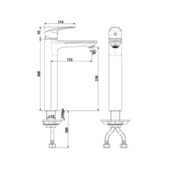 Vòi lavabo nóng lạnh American Standard Milano WF-0902 (WF0902) 18 Vòi lavabo nóng lạnh American Standard Milano WF-0902 (WF0902)