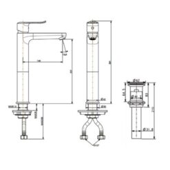 Vòi lavabo nóng lạnh American Standard Neo Modern WF-0703 (WF0703)