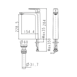 Vòi lavabo nóng lạnh American Standard Signature WF-1702 (WF1702)