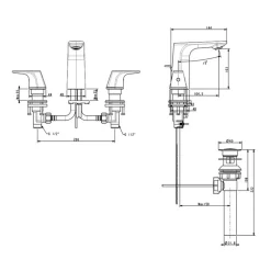 Vòi lavabo nóng lạnh American Standard Signature WF-1703 (WF1703)