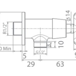 Vòi sen lạnh American Standard WF-T704 (WFT704)