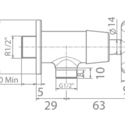 Vòi sen lạnh American Standard WF-T704 (WFT704)