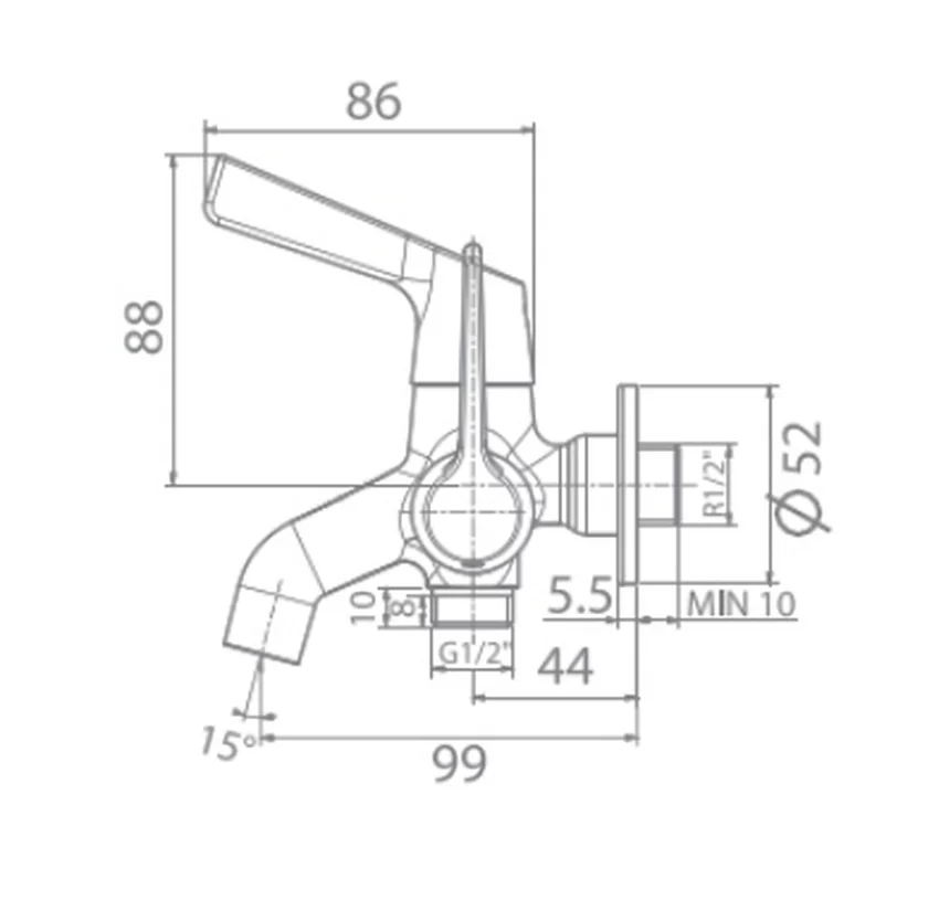 Chất liệu cao cấp - Vòi sen lạnh Winston American Standard WF-T603 - SKU: WF-T603 Chất liệu cao cấp - Vòi sen lạnh Winston American Standard WF-T603 - SKU: WF-T603