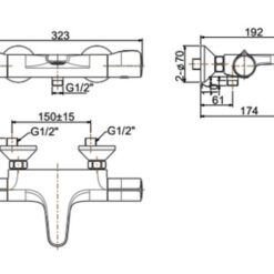 Vòi sen nóng lạnh American Standard WF-4949 (WF4949)