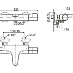 Vòi sen nóng lạnh American Standard WF-4949 (WF4949)