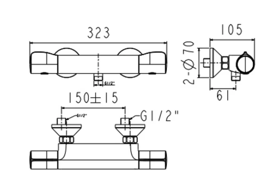 Vòi sen nóng lạnh American Standard WF-4950 (WF4950) 7 Thiết Kế Hiện Đại Của Vòi Sen American Standard WF-4950 - SKU: WF-4950
