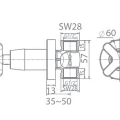 Vòi sen tắm âm tường American Standard WF-T705 (WFT705) 10 Vòi sen tắm âm tường American Standard WF-T705 (WFT705)