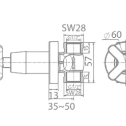 Vòi sen tắm âm tường American Standard WF-T705 (WFT705) 10 Vòi sen tắm âm tường American Standard WF-T705 (WFT705)