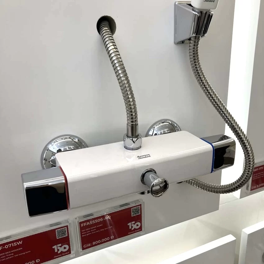Vòi sen tắm nóng lạnh American Standard WF-0715W (WF0715W) 12 Image of Vòi Sen Tắm Nóng Lạnh American Standard WF-0715W - Hải Yến Home
